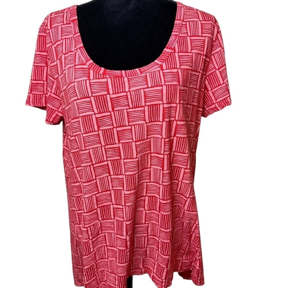 Fresh Produce | Down Under Hi-Low Scoop Neck Luna Top | 100% Cotton | Sz L - Picture 2 of 9